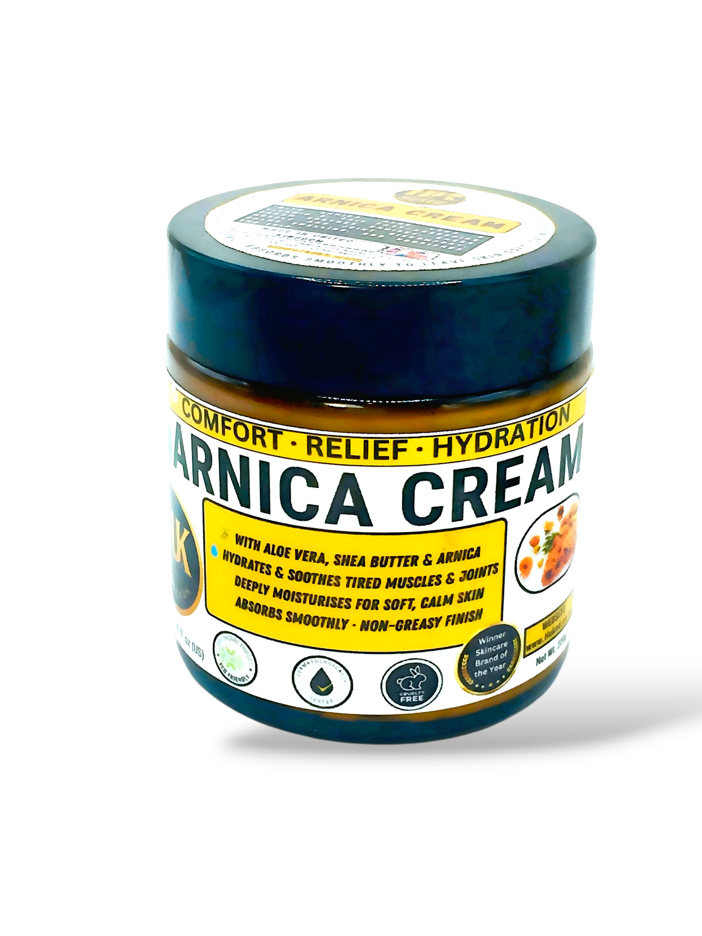 Huked Vegan Arnica Cream – Comfort, Relief & Hydration for Muscles, Joints & Skin