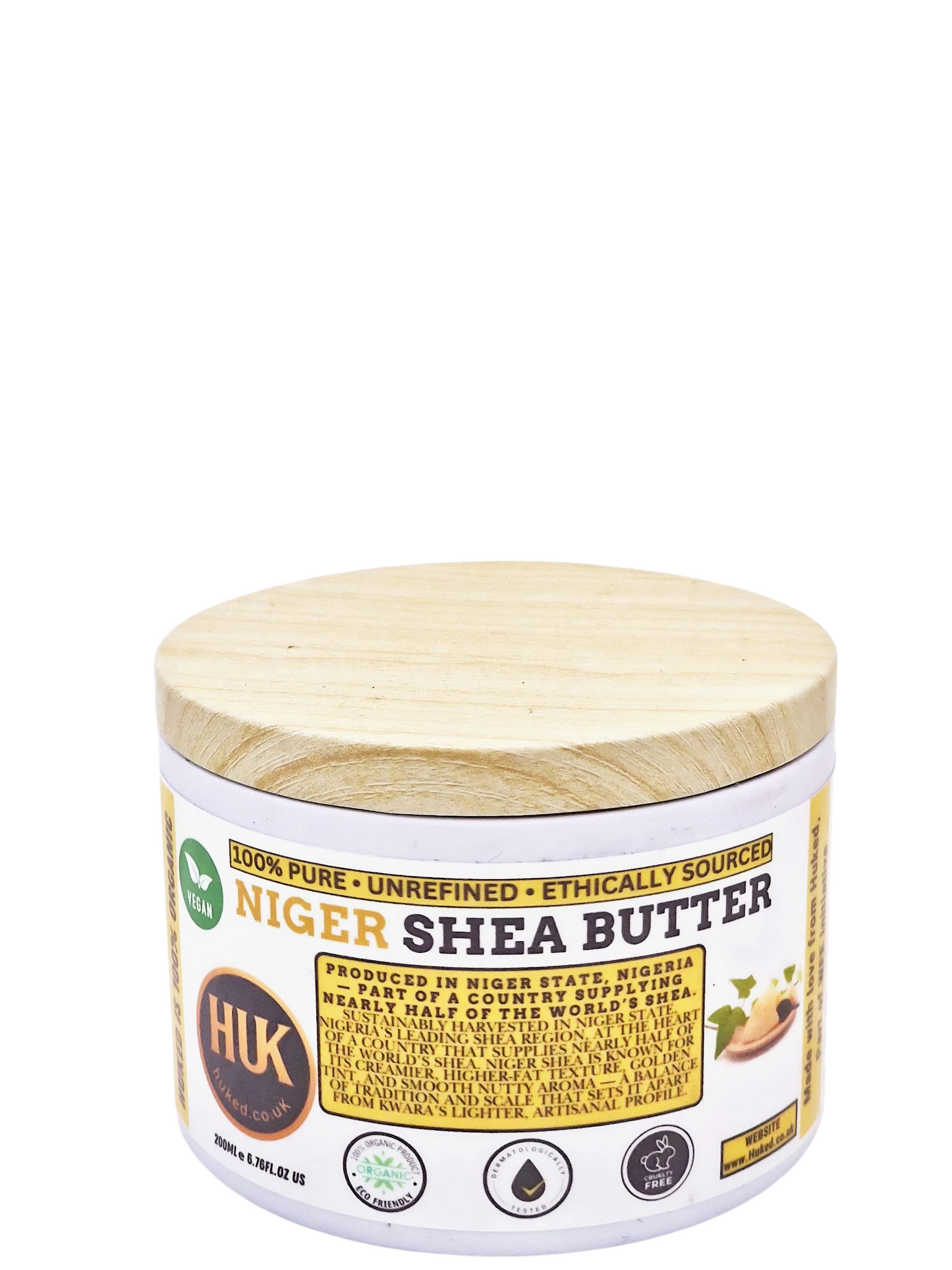 Raw Unrefined Niger Shea Butter – Organic & Pure | 200ml