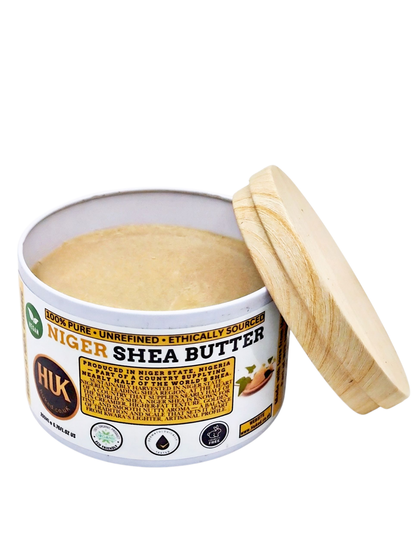 Raw Unrefined Niger Shea Butter – Organic & Pure | 200ml