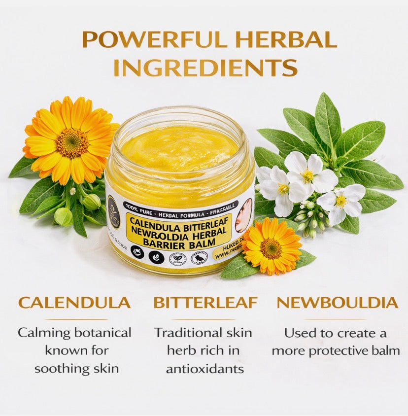 Calendula Herbal Barrier Balm Fragrance Free Dry Sensitive Skin Natural UK