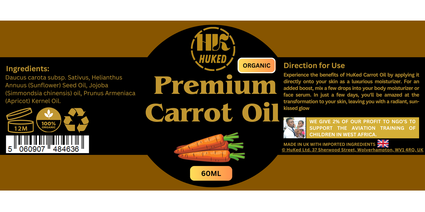 Premium Carrot Oil - 60ml