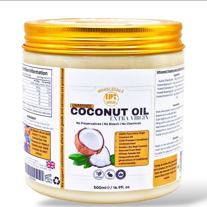 Huked Paw & Skin Relief Coconut Balm for Dogs – Natural, Lick-Safe, Healing Care | 500ml