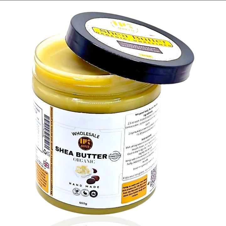 Huked Organic Shea Butter for Pets – Deep Paw & Skin Repair Balm | 100% Natural African Shea, Handmade & Lick-Safe