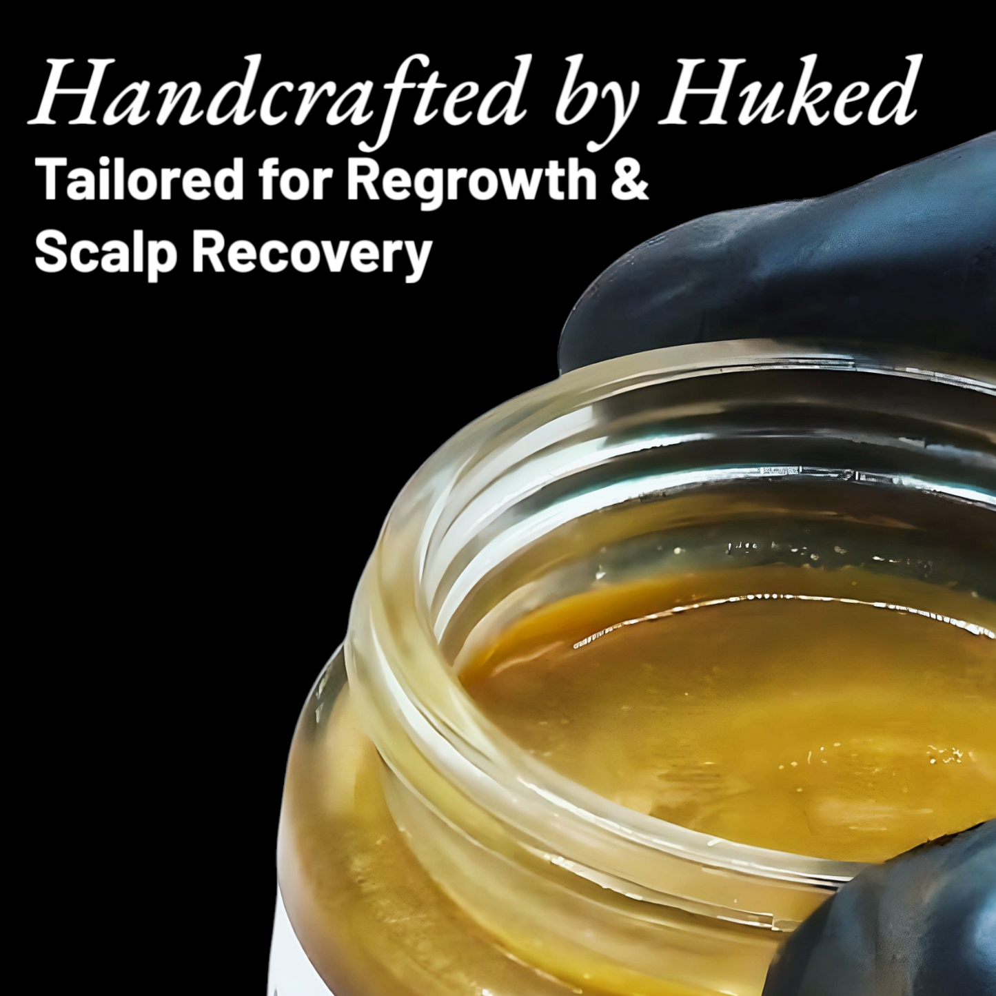 Huked Hair Growth Cream – Nourishing Butter Blend for Thicker, Healthier Hair | Shea, Batana, Fenugreek & Rosemary | Handmade in the UK