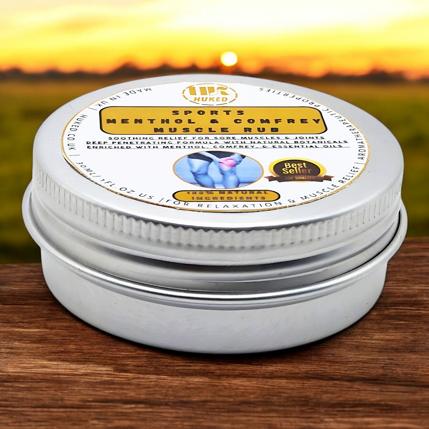 Extra Strength Sports Menthol & Comfrey Muscle Rub – Deep Relief for Sore Muscles & Joints