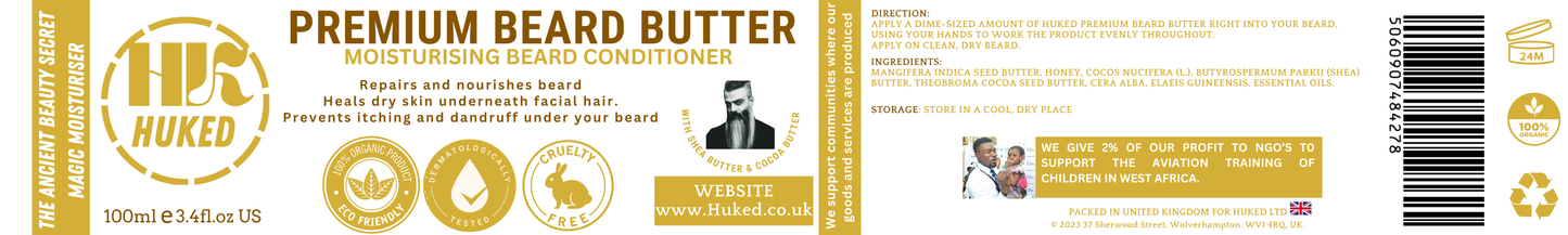 Premium Beard Butter - 120ml