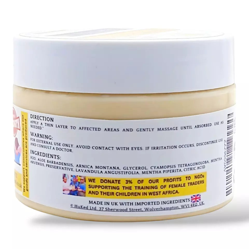Arnica Menthol Cooling Gel Natural Relief for Sore Muscles Bruising Joint - 120g