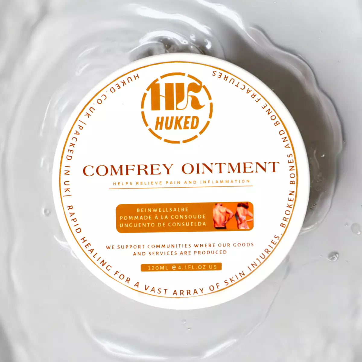 Premium High Strength Comfrey & Calendula Cream Balm – Organic, Vegan, Fast-Acting Pain Relief for Skin, Muscle & Joint Health | Ointment | Organic |Vegan-friendly
