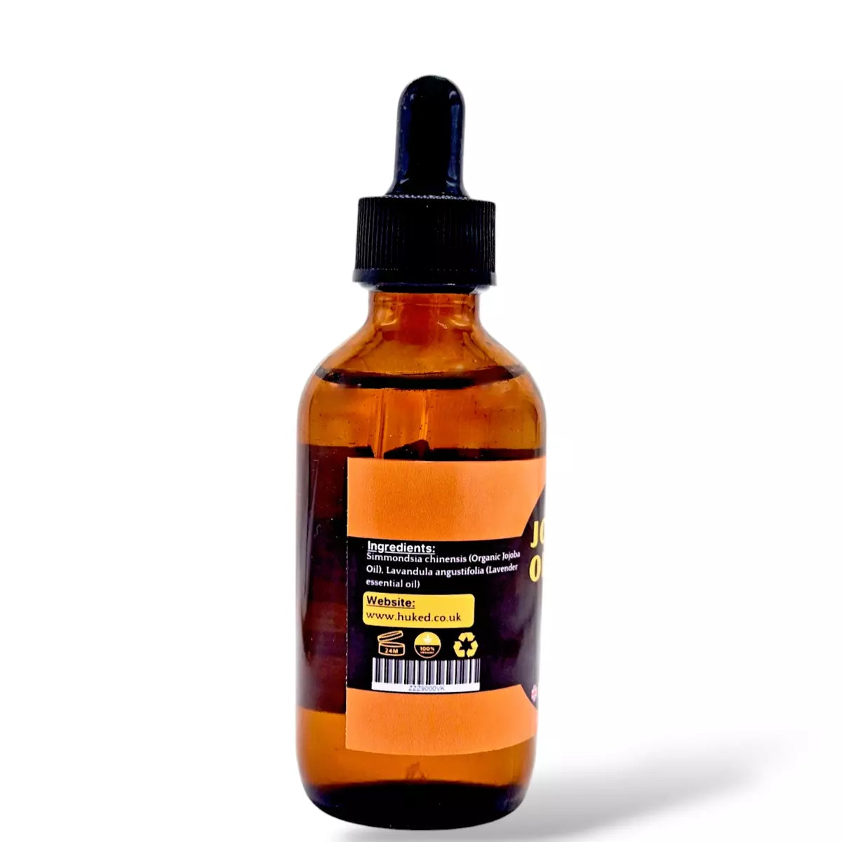 Huked Jojoba Oil with Lavender - Multi-Purpose Hydrating Oil for Hair Growth, Scalp Care & Skin Moisturizer, Acne Control & Anti-Aging - 60ml