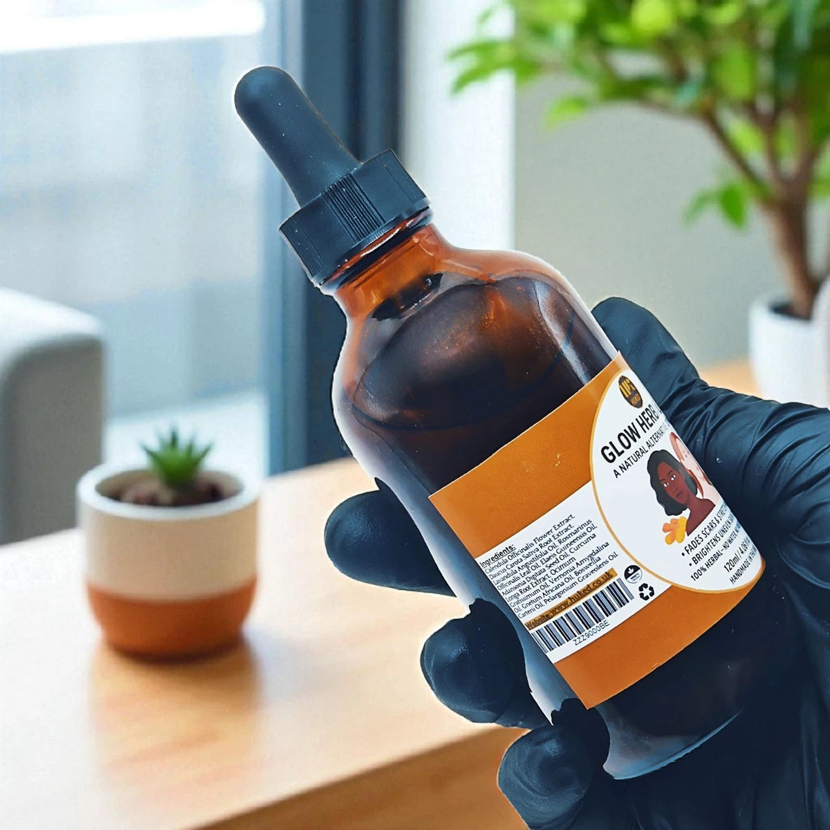 Herbal Glow Oil 120ml – Natural Bio-Oil Alternative for Stretch Marks & Scars