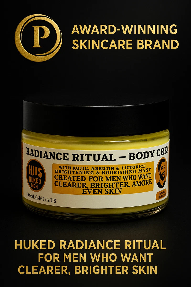 Men’s Brightening Body Cream | 120ml | Shea Butter, Kojic Acid, Arbutin & Licorice Extract | Skin Tone Even & Hydration – UK