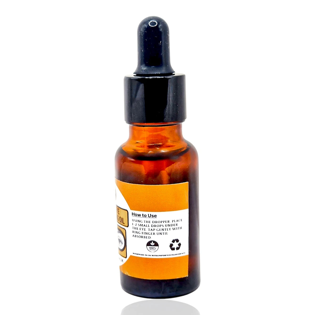 Huked Under-Eye Brightening Oil – 20ml Dark Circle & Puffiness Care (Handmade)