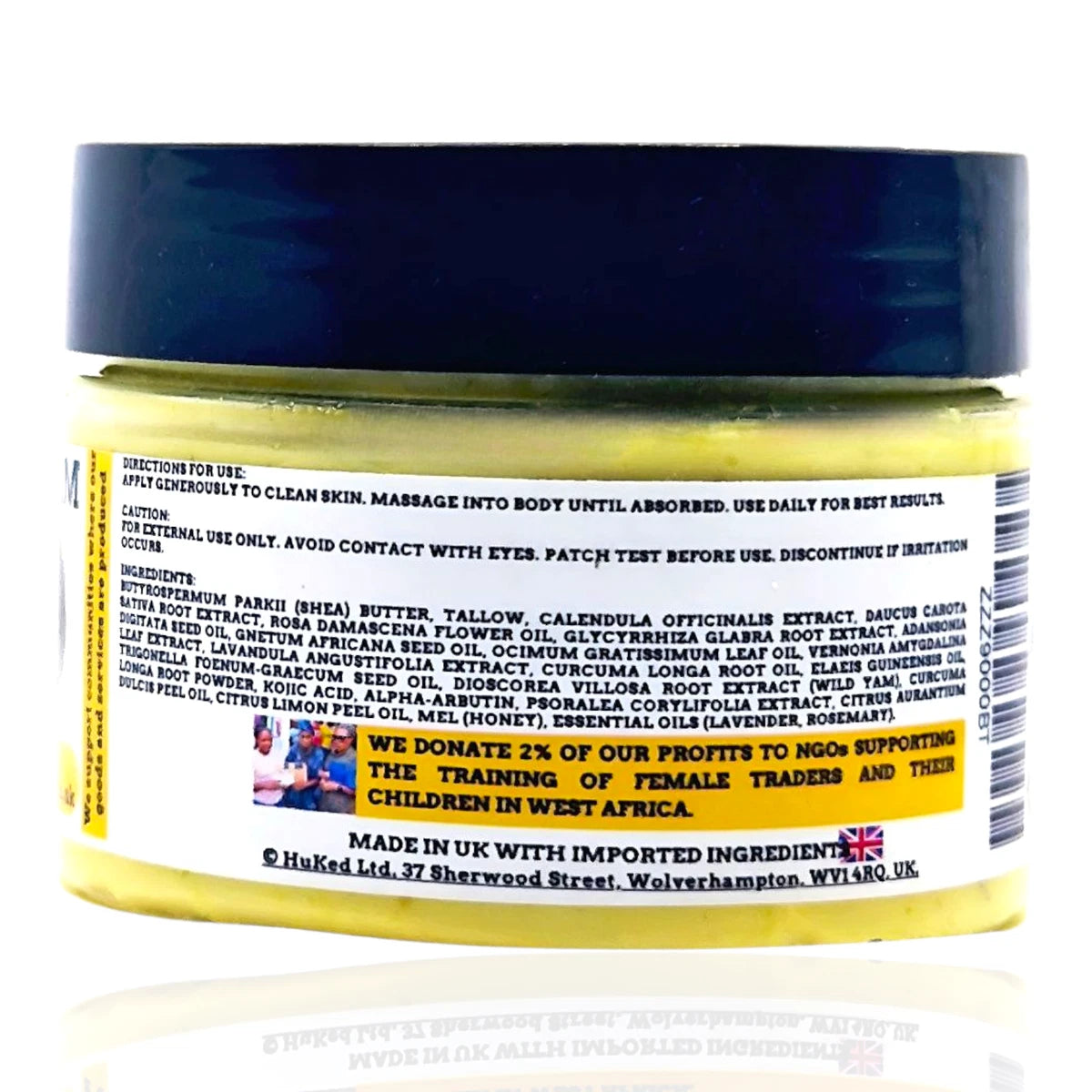 Men’s Brightening Body Cream | 120ml | Shea Butter, Kojic Acid, Arbutin & Licorice Extract | Skin Tone Even & Hydration – UK