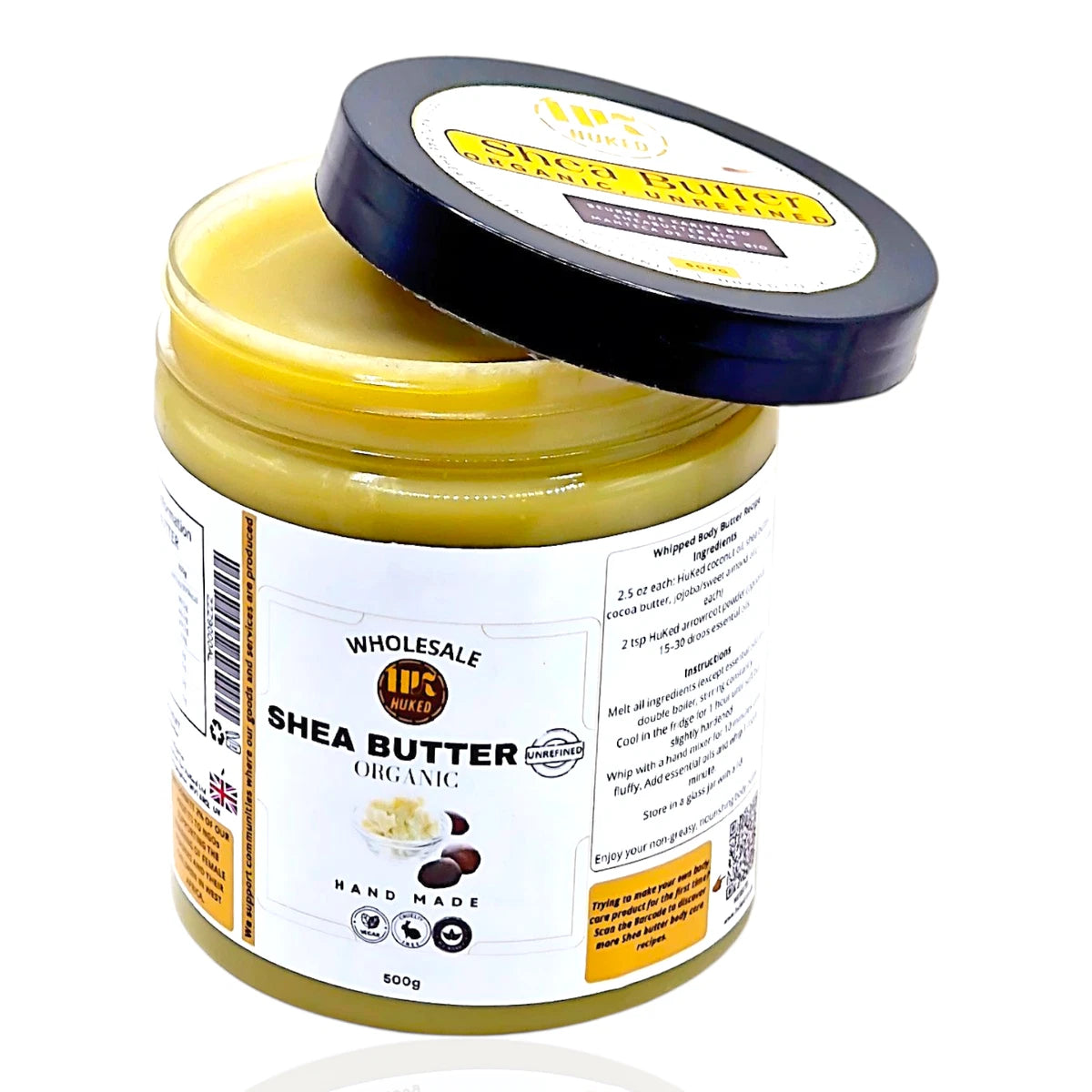 Raw Shea Butter – 500g | 100% Organic, Unrefined & Pure (Niger State, Packed in UK)