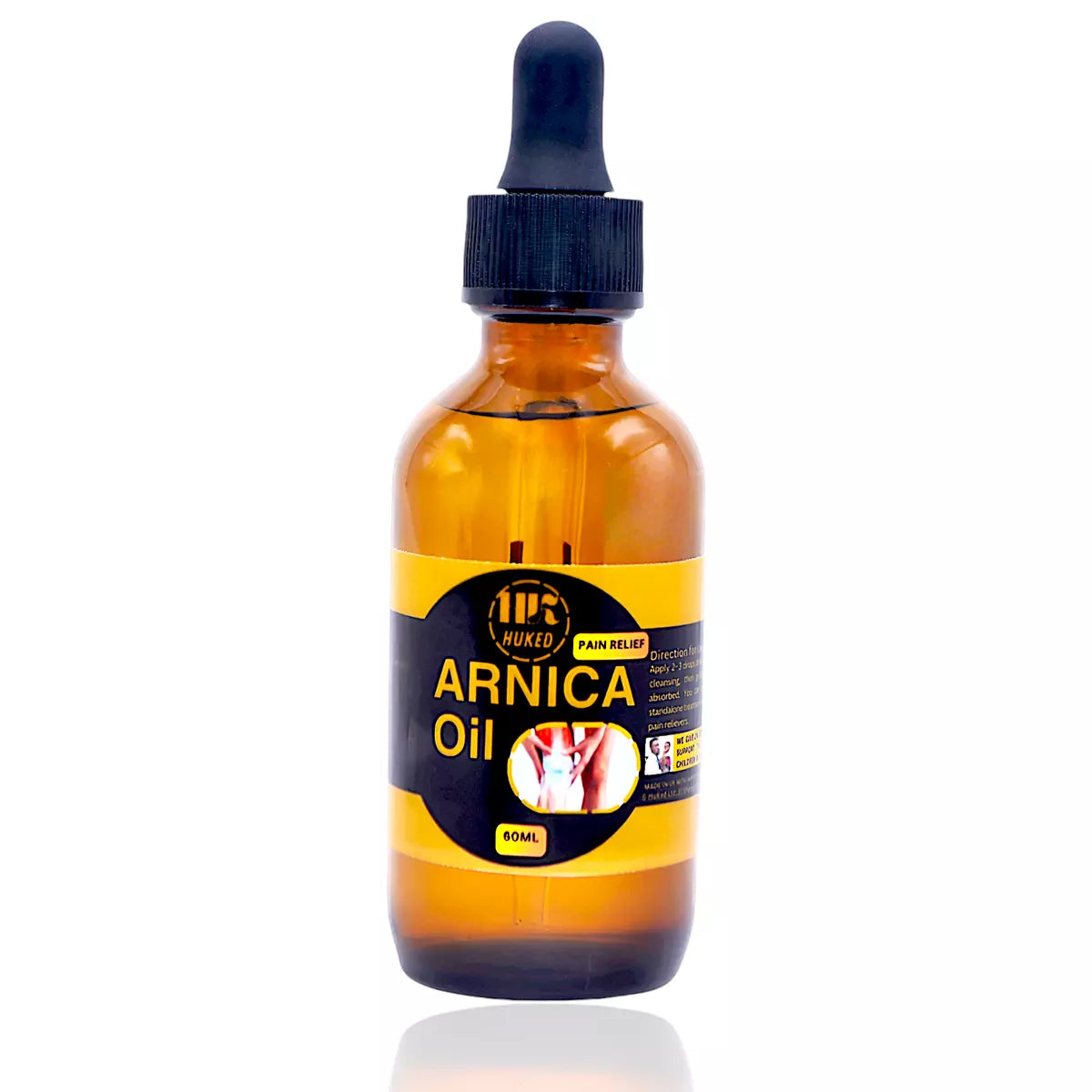 60ml Arnica Oil - Natural Cold Pressed Undiluted for Skin, Aromatherapy,Soothing
