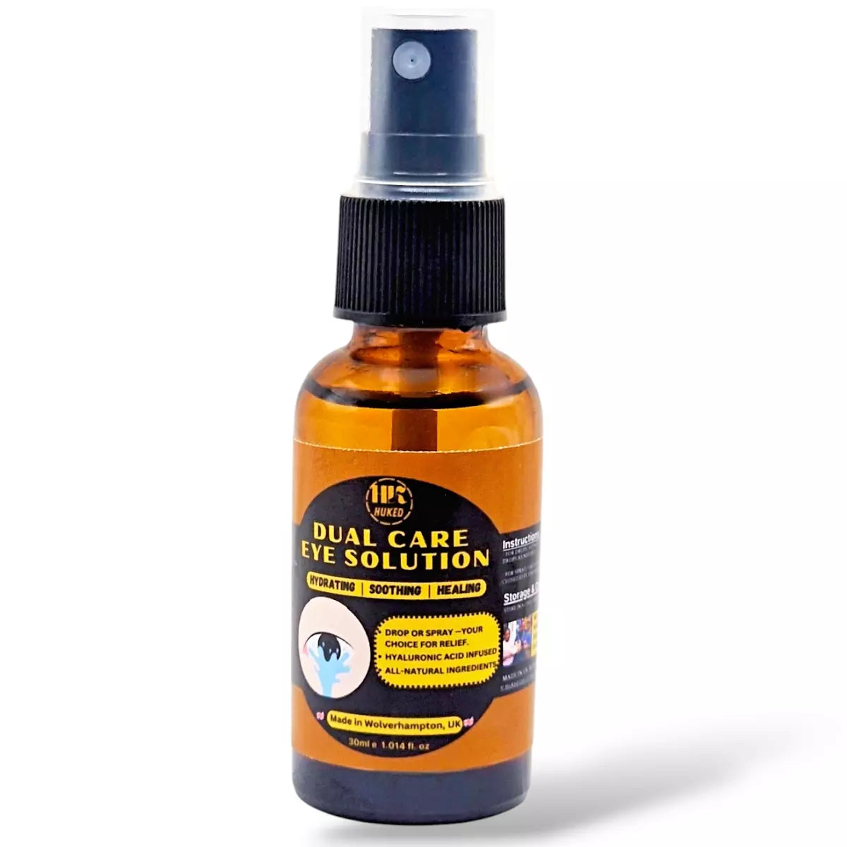 Dual Care Eye Solution - Drops & Spray -Suitable for Contact Lens Wearers - 30ml