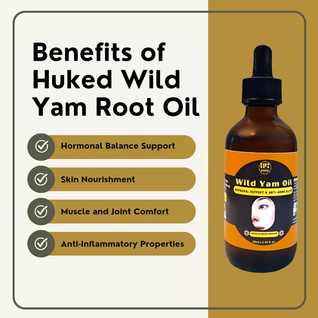 Pure Wild Yam Oil – Natural Hormonal Support for Women, Skin & Hair Care - 60ml