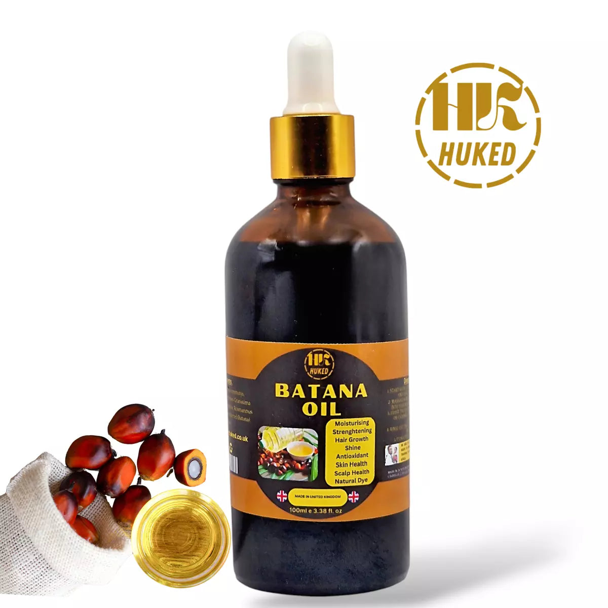 Pure Liquid Batana Oil - Cold Pressed for Hair Growth, Scalp Care & Skin Repair