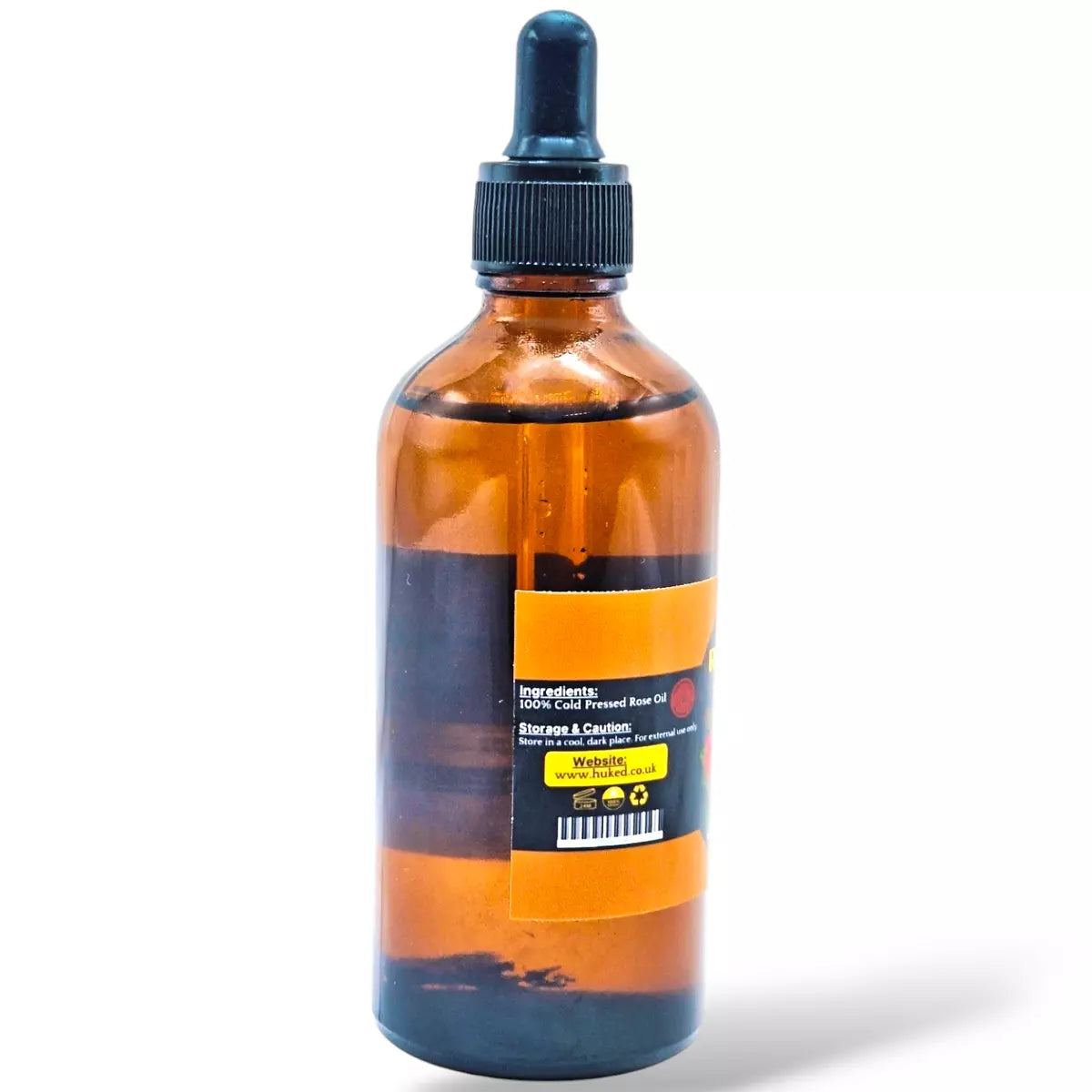Cold-Pressed Rose Face and Body Oil – 100% Pure & Natural with Rose Petal, 60ml