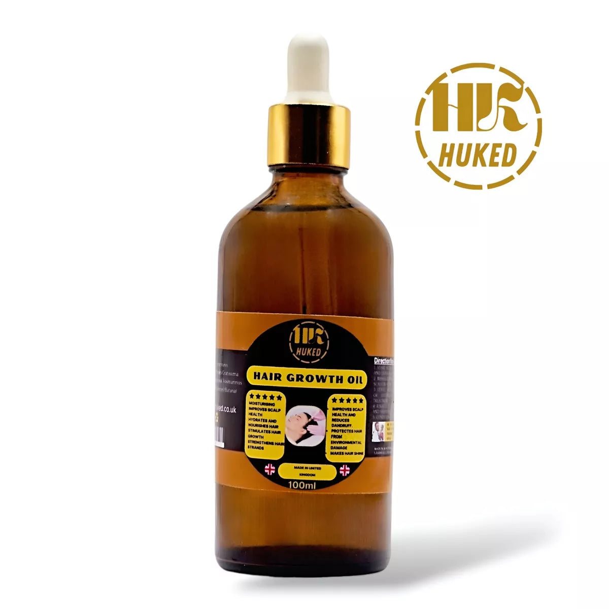 Hair Growth Oil – Natural Formula for Stronger, Healthier Hair - 100ml - Made In UK