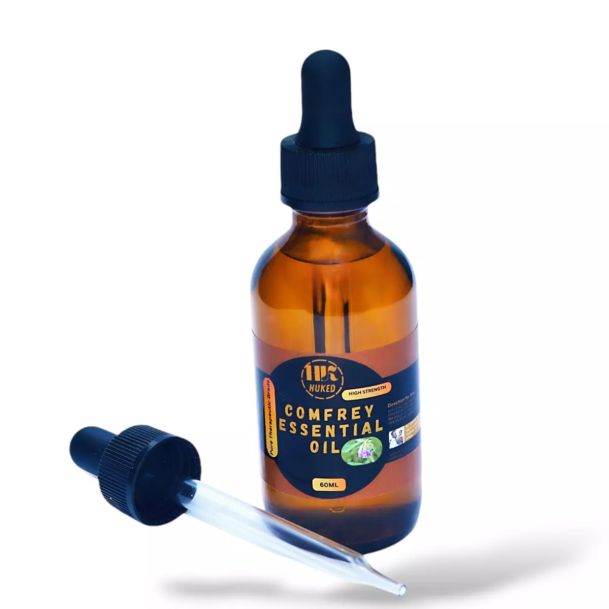 Pure Comfrey Essential Oil Made in Britain - Fresh (Symphytum Officinale) - 60ml