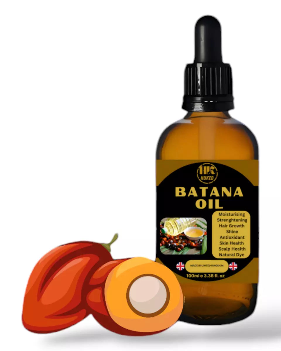 Huked Batana Oil – Premium Nourishing Hair & Skin Oil for Growth, Hydration & Vitality - 100ml | Complimentary Gift | Next Day Delivery | UK