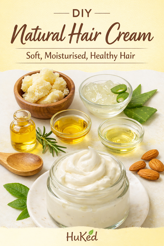 DIY Natural Hair Cream for Moisture, Growth & Daily Styling
