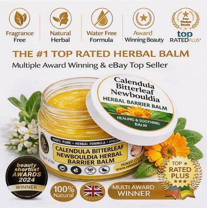 Calendula Herbal Barrier Balm Fragrance Free Dry Sensitive Skin Natural UK