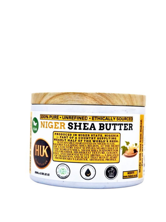 Raw Unrefined Niger Shea Butter – Organic & Pure | 200ml