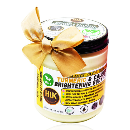 Turmeric & Calendula Brightening Body Cream – Glow Boost, Even Skin Tone & Deep Hydration