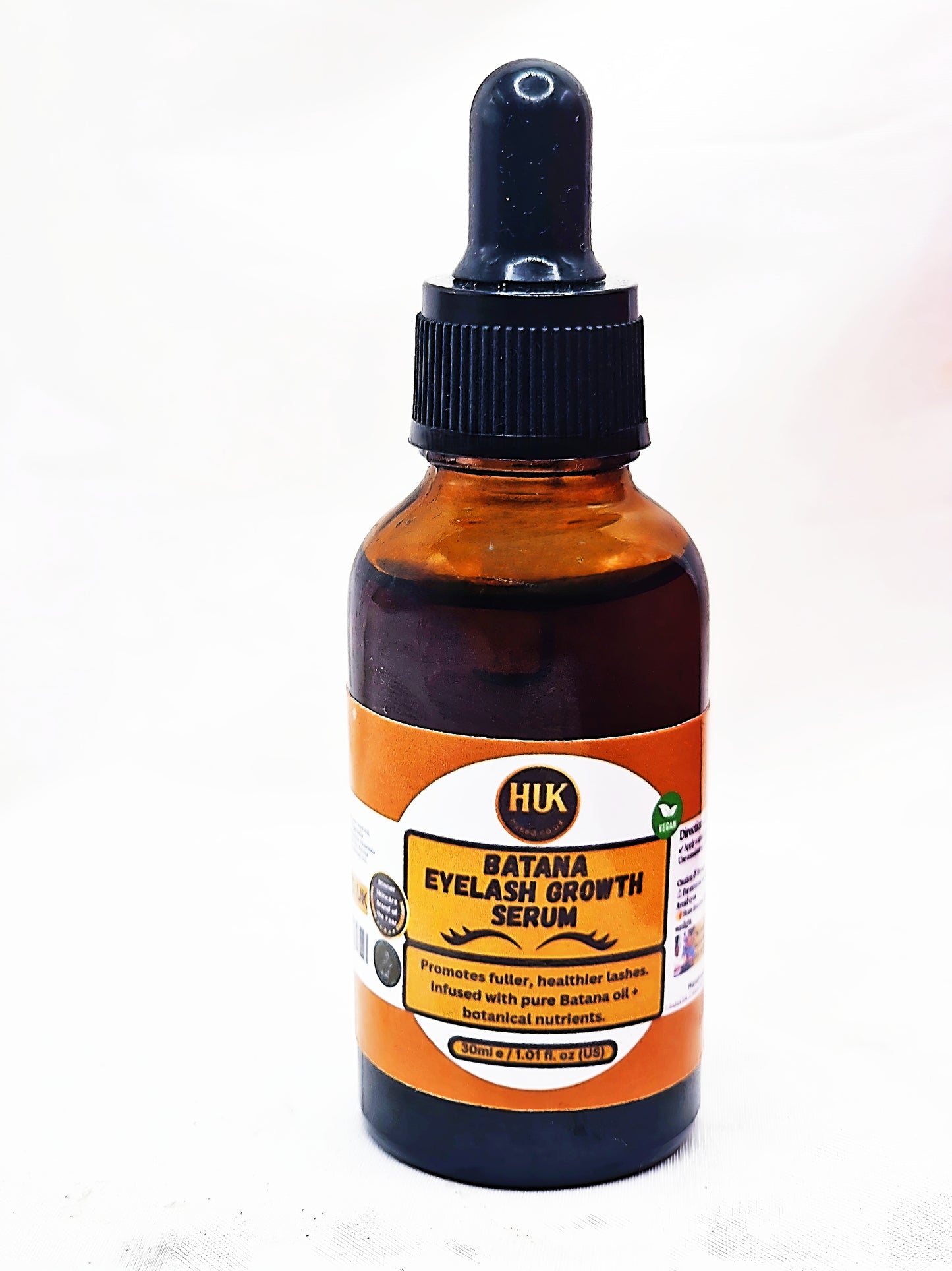 Batana Eyelash Growth Serum – Natural Lash Booster for Longer, Fuller & Thicker Lashes | Made in the UK | 30ml