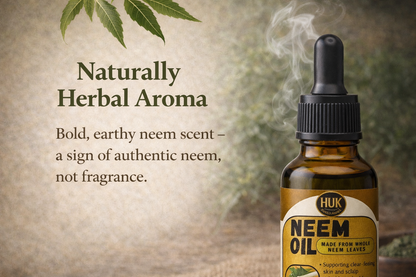 Pure Neem Oil for Skin, Hair & Scalp Care | 100% Natural & Cold-Pressed | 60ml