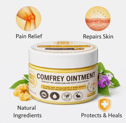 Comfrey Ointment 100ml Herbal Balm Muscle & Joint Comfort Massage | 100ml |UK Made