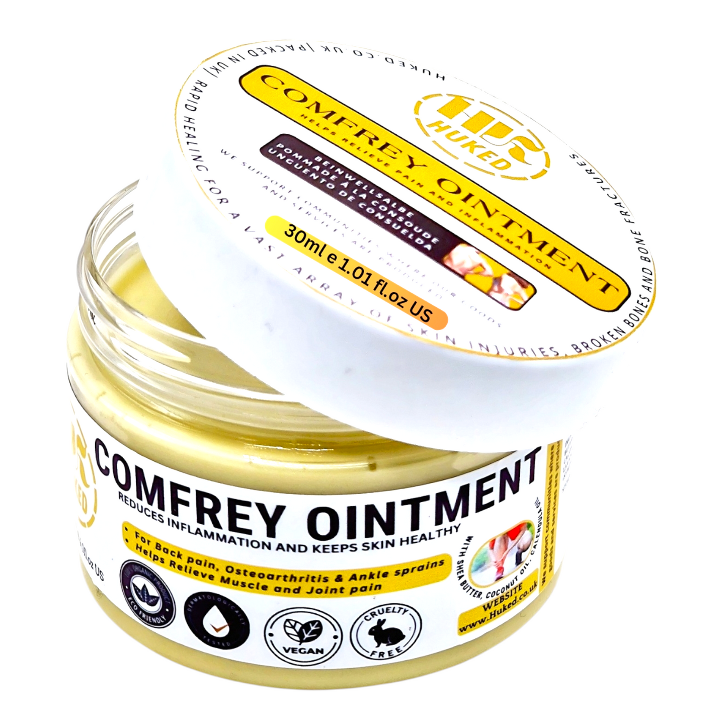 Comfrey Ointment – Fast Skin Repair, Herbal Healing & Soothing Relief | 30ml