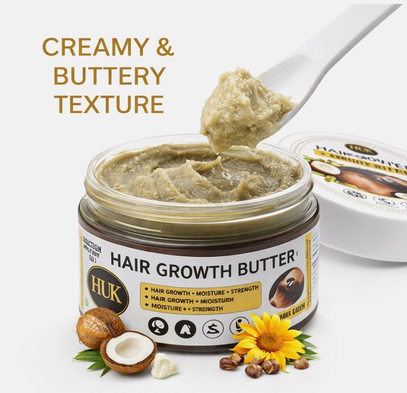 Hair Growth Butter 100ml | Batana, Shea & Palm Kernel Scalp Butter | Moisture UK