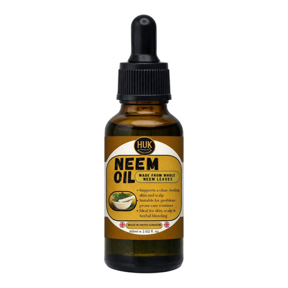 Pure Neem Oil for Skin, Hair & Scalp Care | 100% Natural & Cold-Pressed | 60ml
