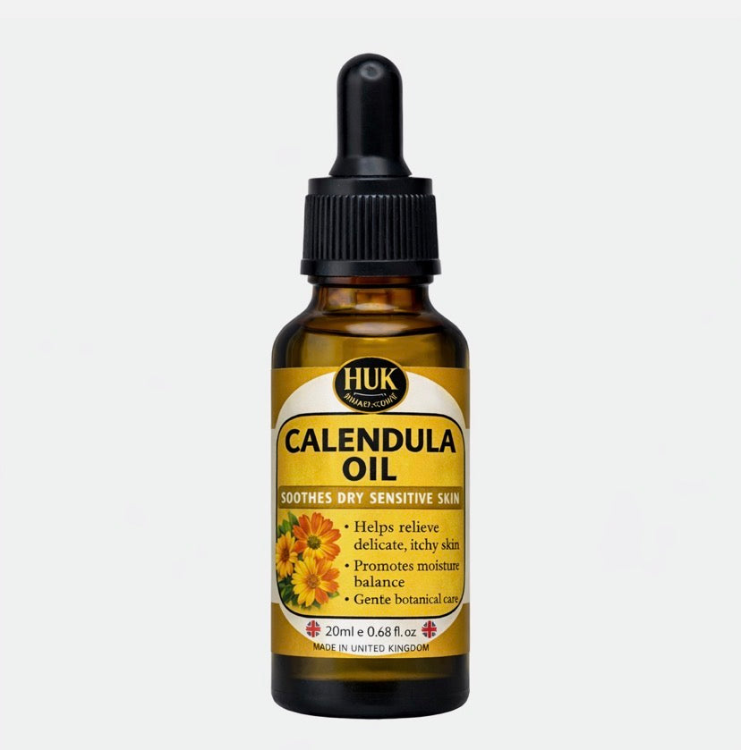 Calendula Oil Benefits – Soothing Oil for Dry, Sensitive & Itchy Skin UK 20ml