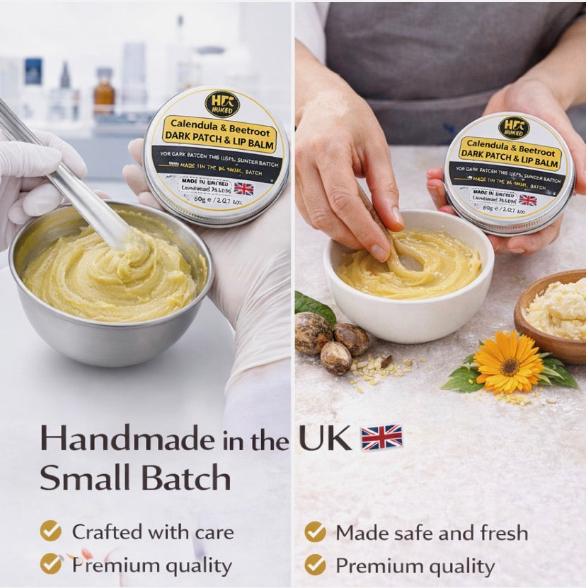 Calendula & Beetroot Dark Patch Balm for Underarms, Inner Thighs & Lips Natural