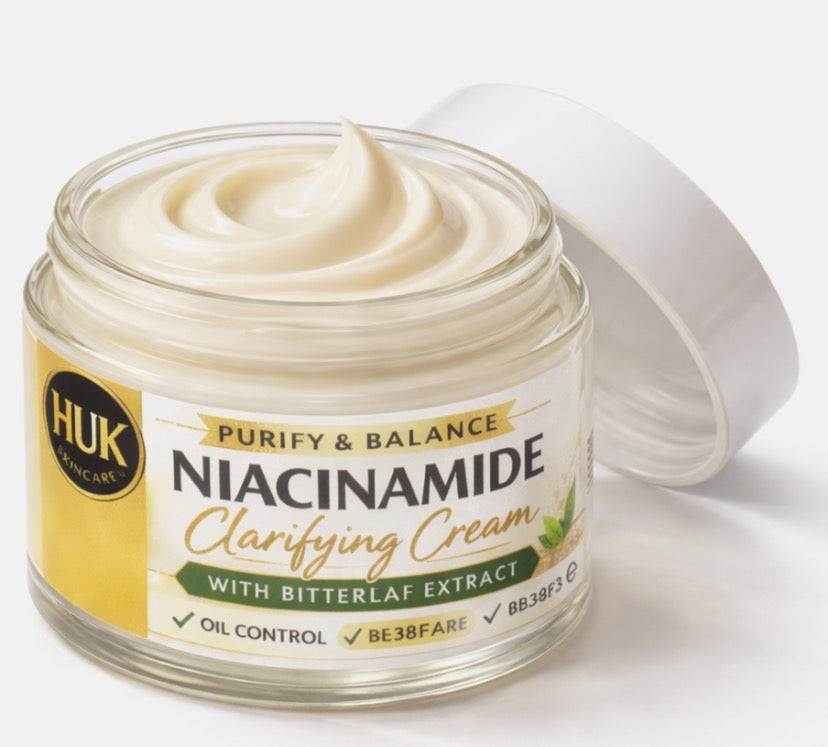 Niacinamide Clarifying Cream 30ml Vernonia & Arnica Acne Control for Oily Skin