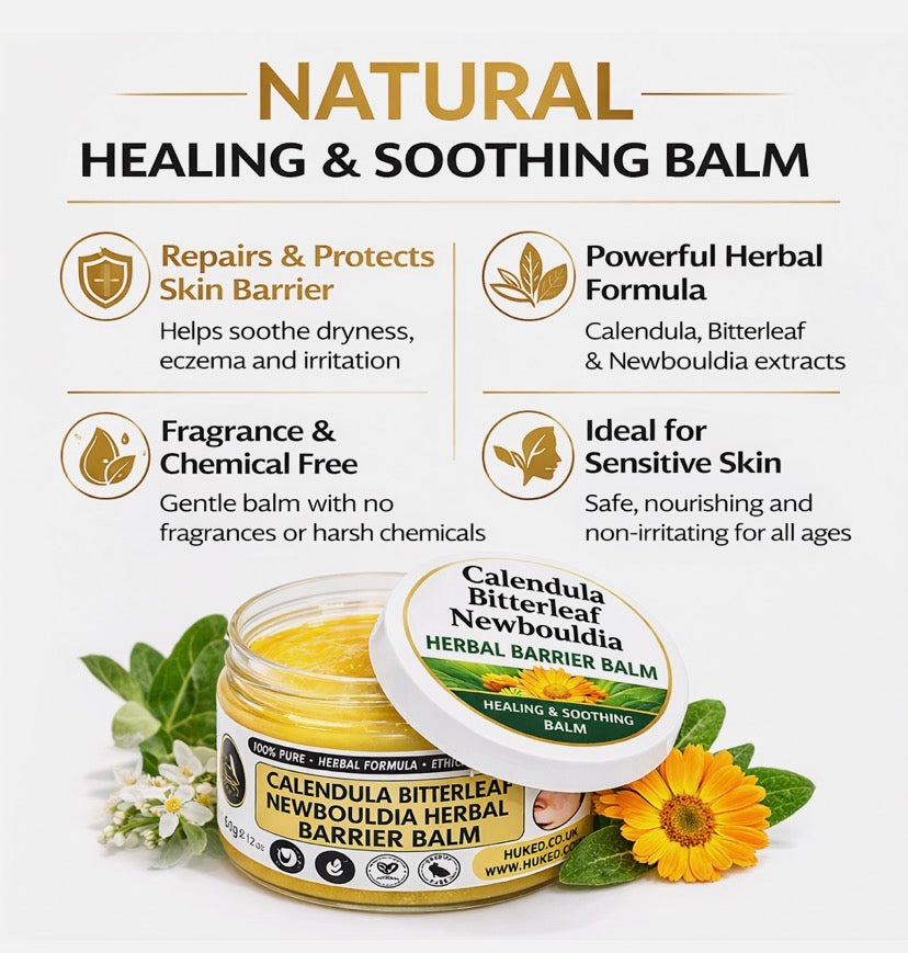 Calendula Herbal Barrier Balm Fragrance Free Dry Sensitive Skin Natural UK