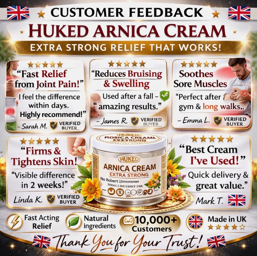 Extra Strong Arnica Family Cream Muscle & Joint Relief, Bruising & Swelling UK