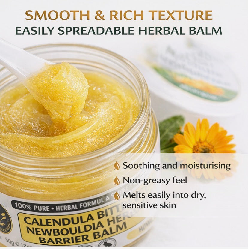 Calendula Herbal Barrier Balm Fragrance Free Dry Sensitive Skin Natural UK