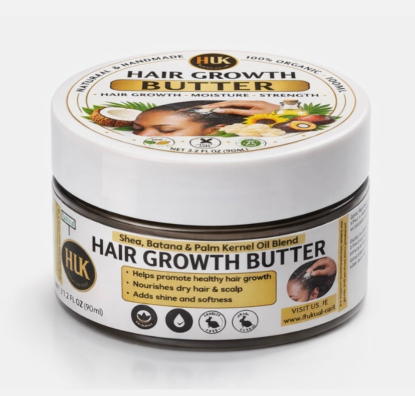 Hair Growth Butter 100ml | Batana, Shea & Palm Kernel Scalp Butter | Moisture UK
