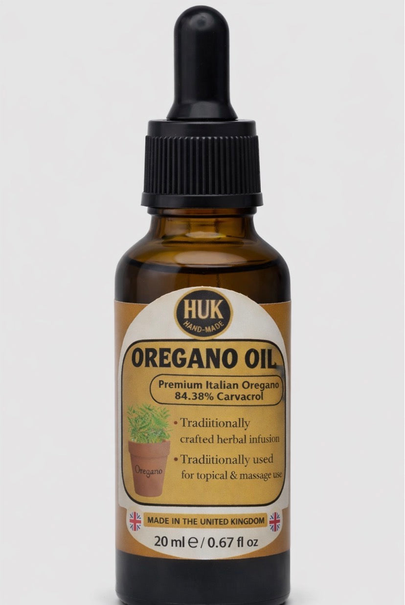 Oil of Oregano 20ml Dropper (Carvacrol) Long-Infused Botanical Topical &Oral Oil