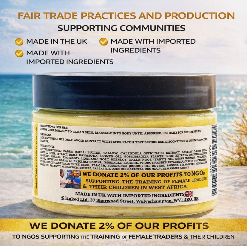 Men’s Body Cream Balm for Dark Spots, Brighter & Uneven Tone | 120ml Handmade UK