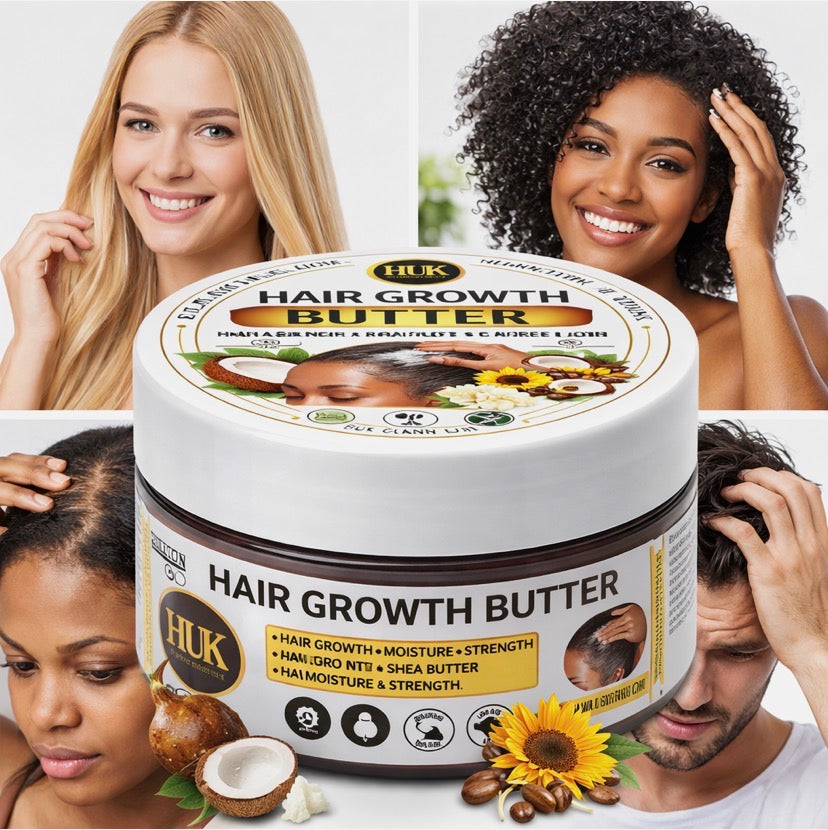 Hair Growth Butter 100ml | Batana, Shea & Palm Kernel Scalp Butter | Moisture UK