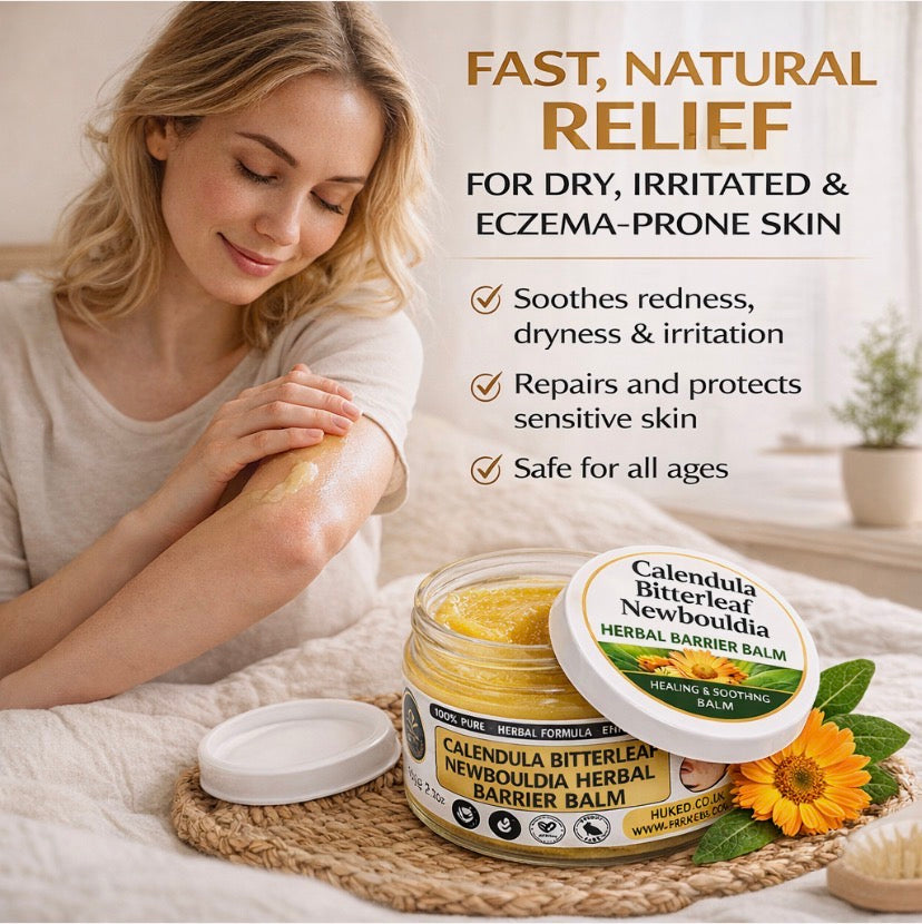 Calendula Herbal Barrier Balm Fragrance Free Dry Sensitive Skin Natural UK