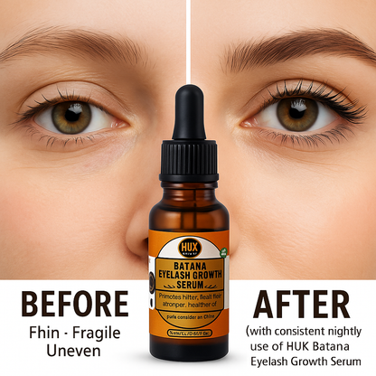 Batana Eyelash Growth Serum – Natural Lash Booster for Longer, Fuller & Thicker Lashes | Made in the UK | 20ml