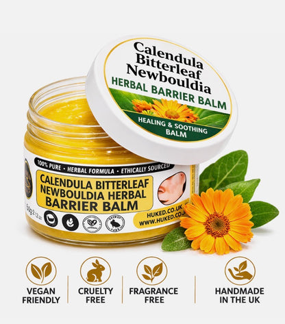 Calendula Herbal Barrier Balm Fragrance Free Dry Sensitive Skin Natural UK