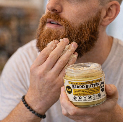 Beard Butter 30g Beard Balm for Dry, Coarse & Itchy Beards Light Hold Handmade